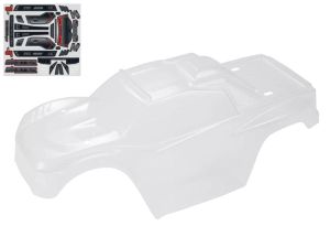 Team Corally - Polycarbonatgehäuse - Sketer XP 4S - Klar - Geschnitten - 1 Stück