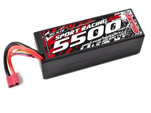 Team Corally Sport Racing 60C - 5500Mah - 3S - 11,1V - T-PLUG - Hard Case