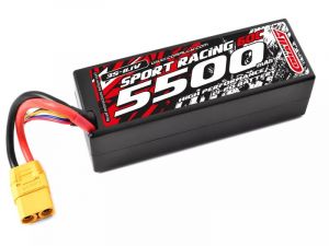 Team Corally Sport Racing 60C - 5500Mah - 3S -11,1V - XT-90 - Hard Case
