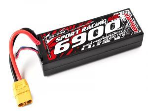 Team Corally Power Racing 60C - 6900Mah - 2S - 7,4V - XT-90 - Hard Case