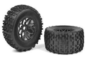 Team Corally - Off-Road 1/8 Monster Truck Reifen - Greifer - Geklebt auf BBS Felgen - 1 Paar