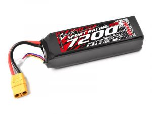 Team Corally Sport Racing 50C - 7000Mah - 3S - 11,1V - XT-90 - Semi-Soft Case