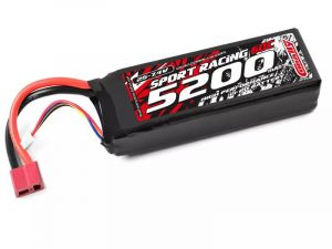 Team Corally Power Racing 60C - 5200MAH - 2S - 7,4V - T-Plug - Semi-Soft Case