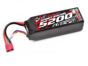 Team Corally Power Racing 60C - 5200MAH - 3S - 11,1V - T-Plug - Semi-Soft Case