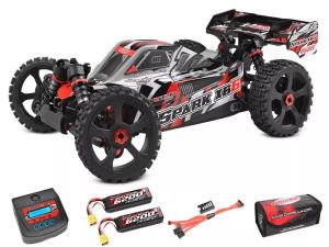 C-00285-R-P6 Team Corally - Spark XB-6 RTR - Drive'n Go Pack 6S - Rot