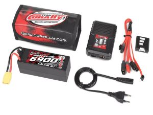 Team-Corally-Energy-Pack-Lipo-50C-6700mAh-4S XT-90-Hard-Case-Racer-50-Charger-Safety-Bag C-47146-03-01