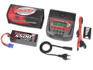 Team-Corally-Energy-Pack-Lipo-60C-5500mAh-3S EC-5-Hard-Case-Ultra-X-80-Charger-Safety-Bag C-47135-02-05