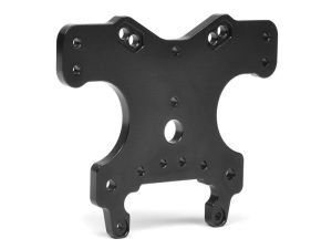 Team Corally - Shock Tower - SC - Front - Aluminum  - 5mm - Black - 1 Pc C-00180-1233