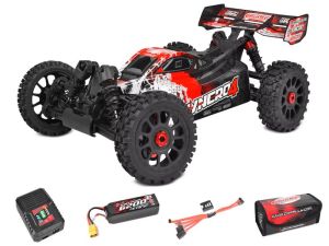 C-00287-R-P4 Team Corally - Syncro-4 RTR - Drive'n Go Pack 4S - Rot