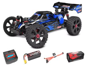 Team Corally - Asuga XLR RTR - Drive'n Go Pack 4S - Blau C-00288-B-P4