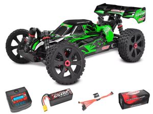 Team Corally - Asuga XLR RTR - Drive'n Go Pack 4S - Grün C-00288-G-P4