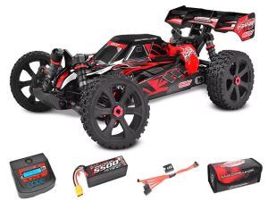 Team Corally - Asuga XLR RTR - Drive'n Go Pack 4S - Rot C-00288-R-P4