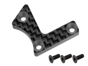 Team Corally - Querlenkerversteifung - B - unten vorne - links - Graphit 3mm - 1 Stück