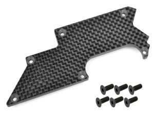 Team Corally - Querlenkerversteifung - Hinten - Links - Graphit 3mm - 1 Stück