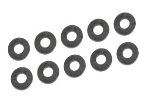 Team Corally - Washer 3x7x0.5mm - Steel - Black - 10pcs C-00230-0148