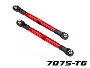 Traxxas L/R Vorspurstange 7075-T6 Aluminium  rot 87mm v/h (2) Rustler, Slash TRX6742R