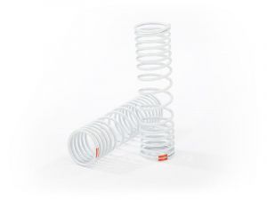 Traxxas Dämpfer-Feder progressiv hinten weiß  (-20% rate) (2) 4x4&VXL Rustler, Slash TRX6865