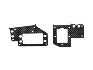 Serpent Radioplate mounts carbon (2) SRX8 (2) SRX8 Gen4 (SER601378) 601378