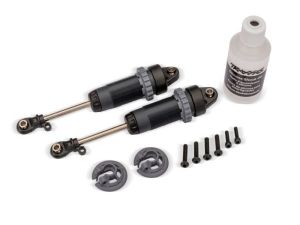 Traxxas GTR Dämpfer XXL Stahl-grau (2) 4x4/VXL/VX3 Slash, 2WD VX3 TRX7462-STGRY