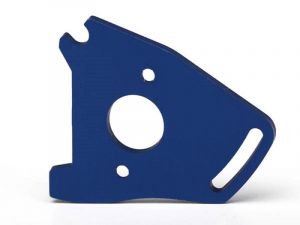Traxxas Motorplatte Aluminium blau Slash Ult., Rustler, Hoss TRX7490
