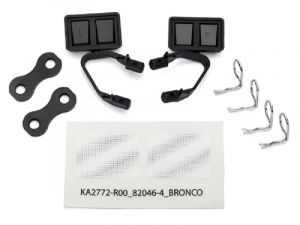 Traxxas Seitenspiegel schwarz l/r  mitKaro-Splinten TRX8073
