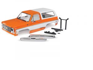 Traxxas Karosserie Chevrolet Blazer 1979 orange  mit Anbauteile TRX-4 TRX8130X
