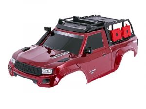 Traxxas Karo lackiert rot komplett + KT fürClipless benötigt 8080X TRX8213-RED