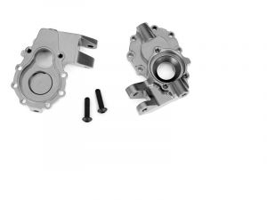 Traxxas Portal-Gehäuse 6061-T6 Alu innen vorne  charcoal-grau l&r TRX-4&6 TRX8252A