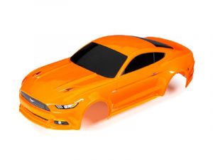 Traxxas Karosserie Ford Mustang orange mit Aufkleber TRX8312T
