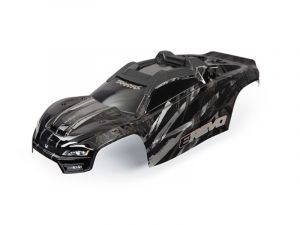 Traxxas Karosserie E-Revo 2.0 schwarz mit Aufkleber TRX8611R