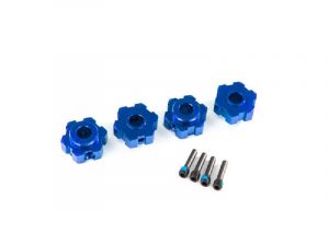 Traxxas Radmitnehmer Aluminium blau (4) Maxx TRX8956X