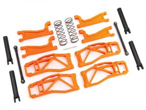 Traxxas Querlenker-Set orange mit Spurstangen Halbwellen, Federn Maxx V2 (352mm) TRX8995T