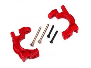 Traxxas Extreme Heavy Duty C-Hubs rot l/r mit Kleinteile 4x4 Rustler, Slash  TRX9032R