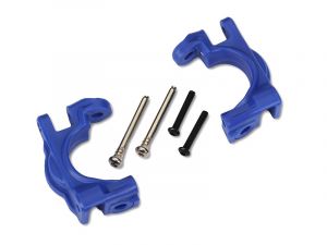 Traxxas Extreme Heavy Duty C-Hubs blau l/r  mit Kleinteile 4x4 Rustler, Slash  TRX9032X
