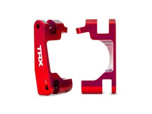Traxxas Alu rot Caster Blocks l/r für 4x4 Modelle mit Extreme HD TRX9063-RED