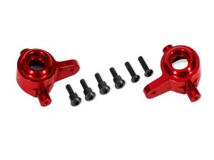 Traxxas Alu rot Lenkhebel l/r für 4x4 Modelle mit Extreme HD TRX9064-RED