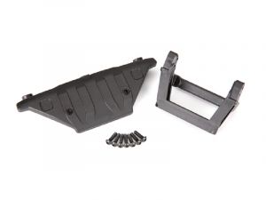 Traxxas Bumper-Halter & Schutzplatte mit  Schrauben TRX9223