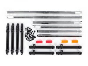 Traxxas Zierleisten chrom l/r mit LED-Linsen  TRX9230 Karo TRX9231