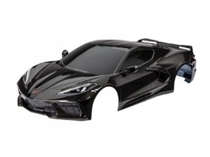 Traxxas Karosserie Chevrolet Corvette Stingray schwarz m. Anbauteile TRX9311A