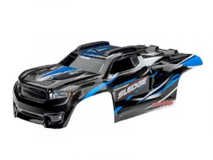 Traxxas Karosserie Sledge blau mit Aufkleber  & Clipless-System TRX9511A