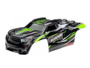 Traxxas Karosserie Sledge grün mit Aufkleber & Clipless-System TRX9511G