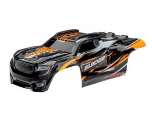 Traxxas Karosserie Sledge orange mit  Aufkleber & Clipless-System TRX9511T
