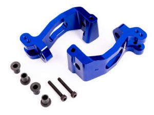 Traxxas C-Hub 6061-T6 Alu blau l/r mit  Kingpin-Lagerung TRX9532X