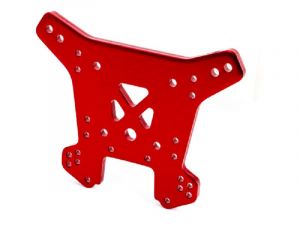 Traxxas Dämpferbrücke hinten 6061-T6  Aluminium rot TRX9538R