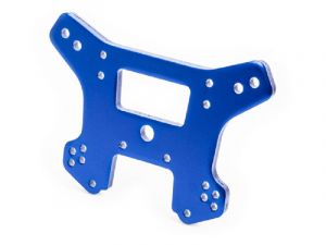 Traxxas Dämpferbrücke vorne 6061-T6  Aluminium blau TRX9539