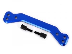 Traxxas Lenkplatte 6061-T6 Aluminium  blau mit Schrauben TRX9546
