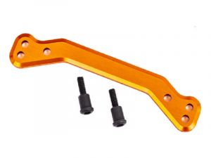 Traxxas Lenkplatte 6061-T6 Aluminium  orange mit Schrauben TRX9546T