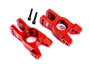 Traxxas Radträger 6061-T6 Aluminium rot  hinten l/r TRX9552R