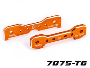 Traxxas Querlenker-Halter 7075-T6  Aluminium orange vorne TRX9629T