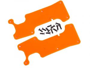 Traxxas Querlenker-Abdeckung orange  hinten l/r mit Schrauben TRX9634T